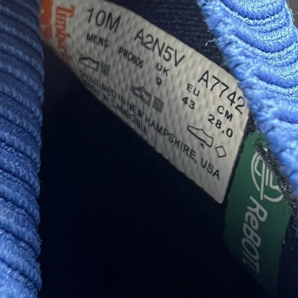 Timberland PRO Radius Men's 10 Slip-On Safety Toe Knit Work Shoes Composite Toe - Picture 13 of 16